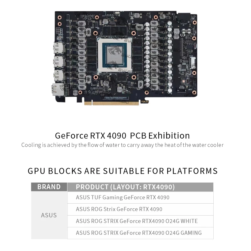 Bykski GPU Block Use for ASUS  - Rtx 4090 Water Block 评论和价格