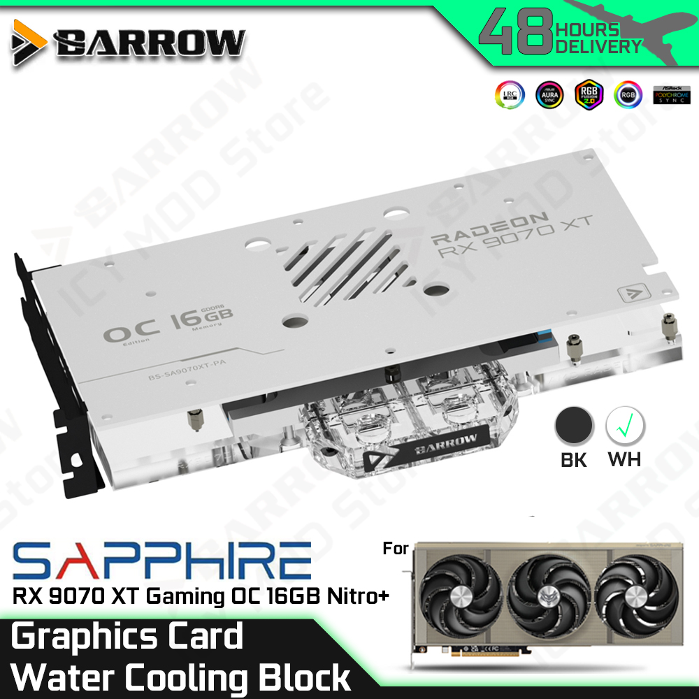 Barrow Graphics Card Water Coo - Rx 9070 16Gb 评论和价格