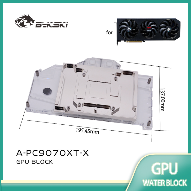Bykski A-PC9070XT-X GPU Block  - Rx 9070 Xt 评论和价格